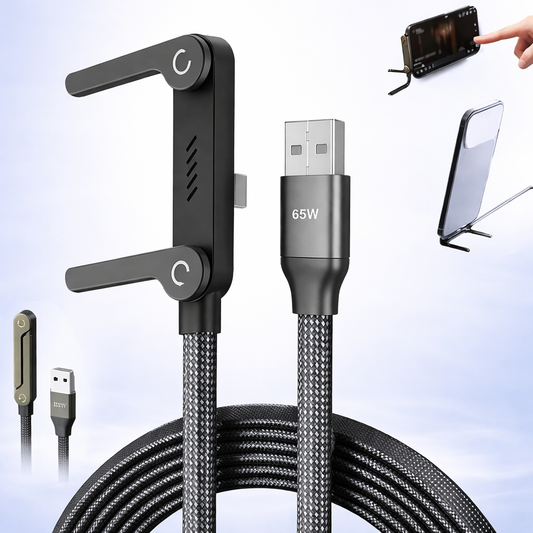 Bluemooncart™ Invisible Holder Charger Cable with Stand