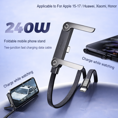 Bluemooncart™ Invisible Holder Charger Cable with Stand