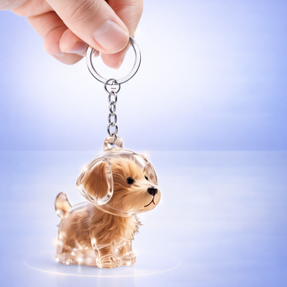 Bluemooncart™ pet Fur Keychain