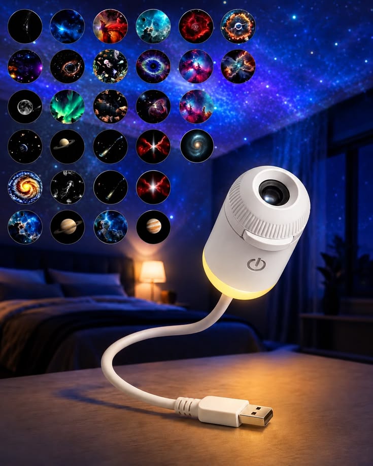 Bluemooncart™Projection Night Light -Starry Sky Lamp for Bedroom