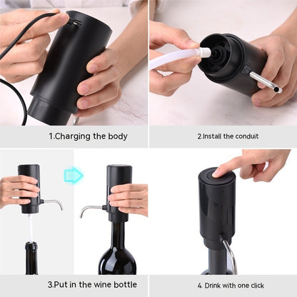 Bluemooncart™ Electric Wine Aerator And Decanter Pump Dispenser Gadget